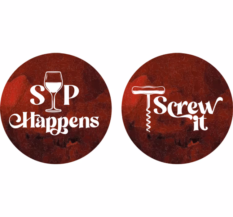 Forskellige vinordsprog tekstunderlag - TenStickers