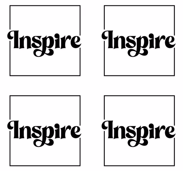 Inspirere citat tekstunderlag - TenStickers