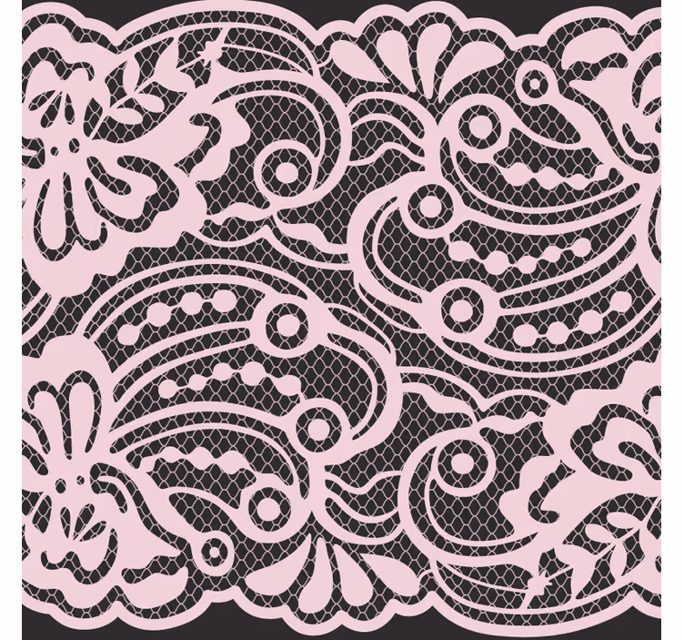 Moderne coaster med elegant blonde mønster - TenStickers