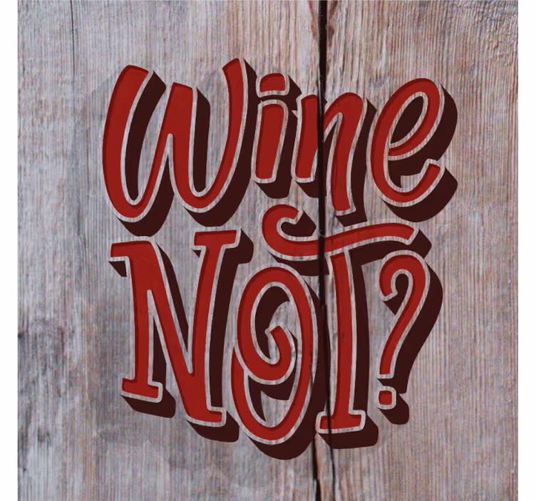 Legende vin citat tekst coaster - TenStickers
