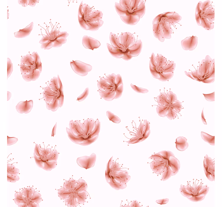 Moderne coaster med blomsterblomstring mønster - TenStickers