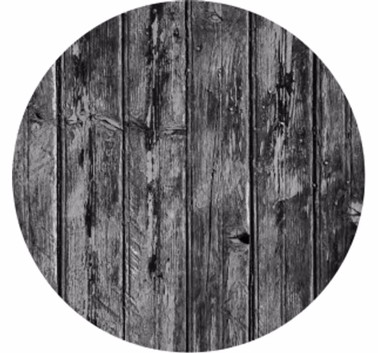 Grå træ mønster tekstur coaster - TenStickers