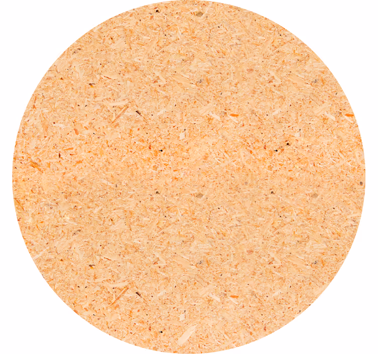 Rund coaster i naturligt materiale - TenStickers