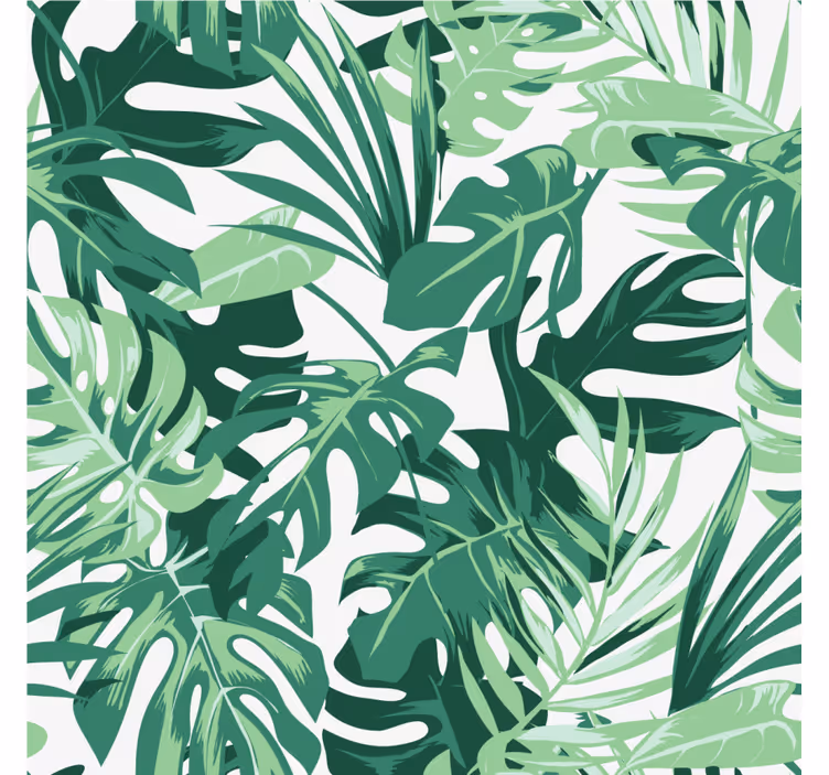 Coaster med inspiration fra tropiske blade - TenStickers