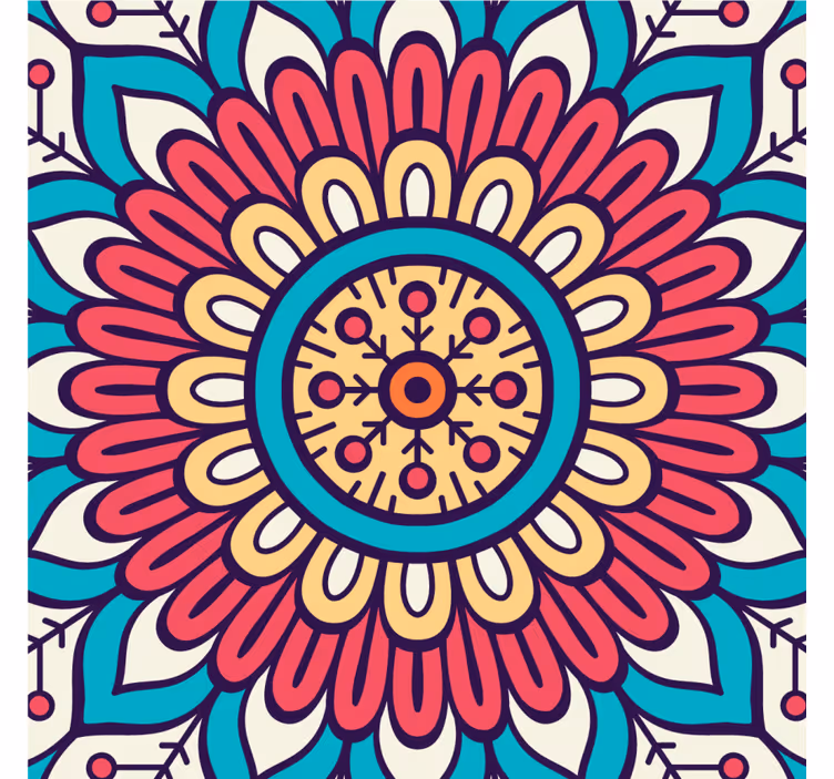 Marokkansk tema moderne coaster - TenStickers