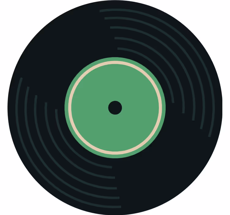 Disco sæt til hvert sæt vintage coaster - TenStickers