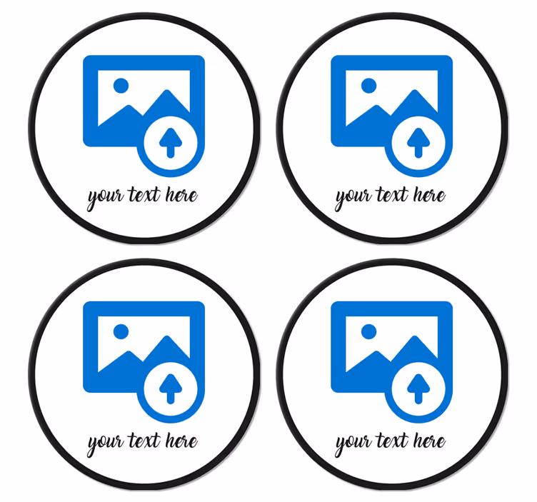 Brugerdefineret billede med tilpassede tekstunderlag - TenStickers