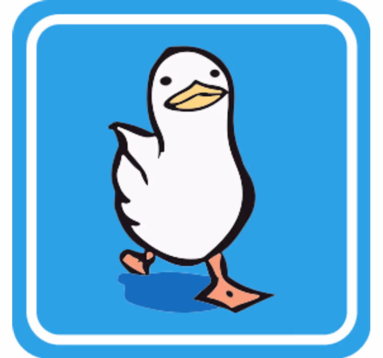 Gå tegnefilm and skør coaster - TenStickers