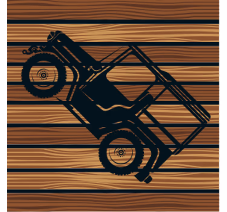 Coaster vintage off-road køretøj - TenStickers
