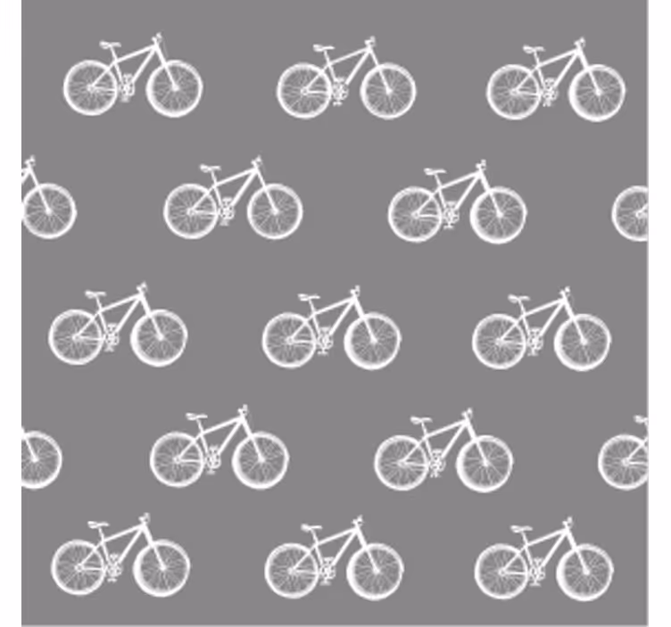 Grå cykler moderne coaster - TenStickers