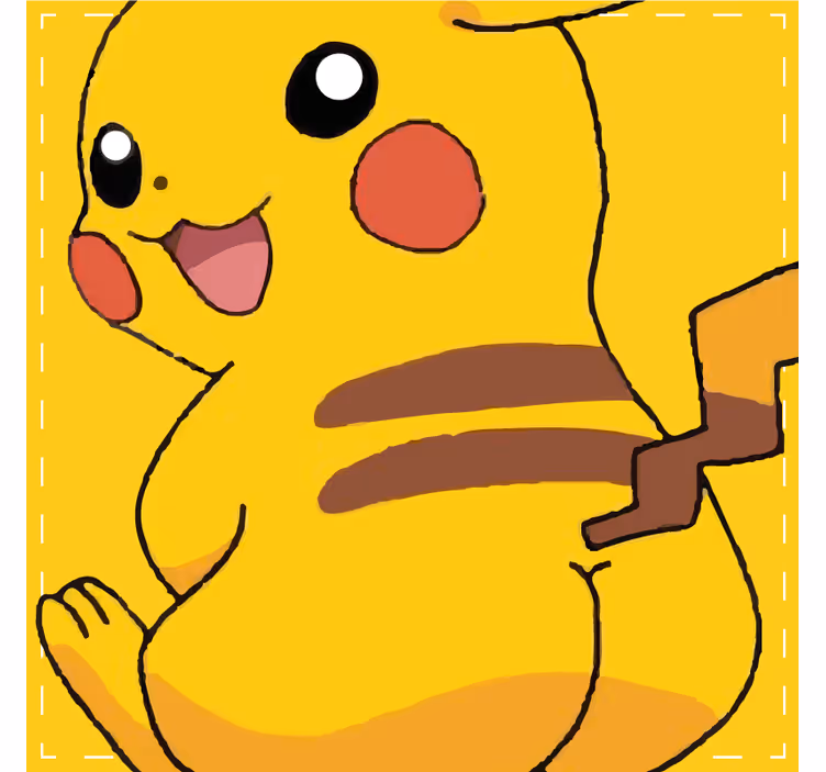 Gule pokemon hale geek coasters - TenStickers