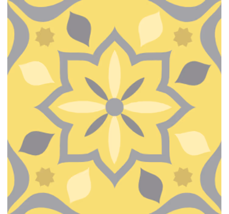 Bryllup coaster med blomsterprint design - TenStickers