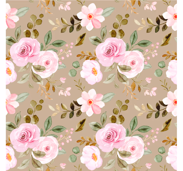 Coaster med botanisk print motiv - TenStickers