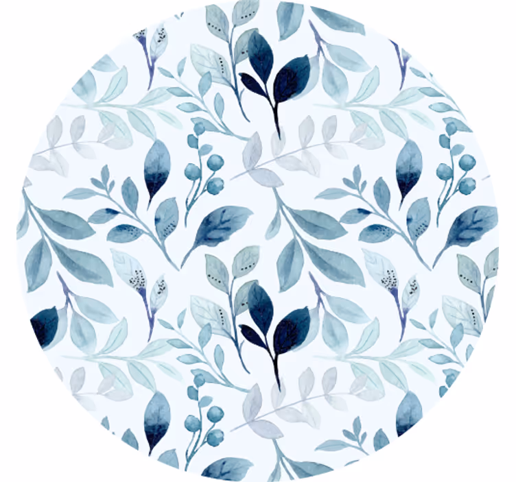 Coaster med blomsterbladsmønster - TenStickers