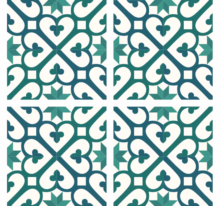 Esmeralda toner fliseunderlag - TenStickers