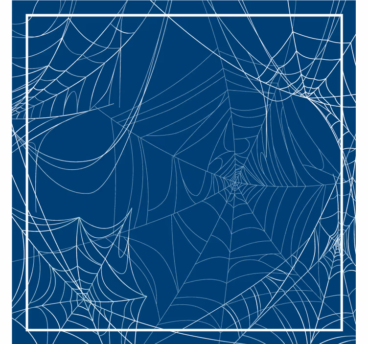 Indviklet webmønster Halloween coaster - TenStickers