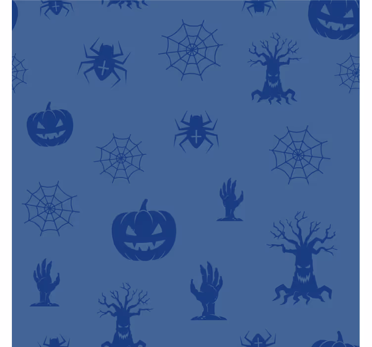 Halloween coaster med uhyggeligt skygge mønster - TenStickers
