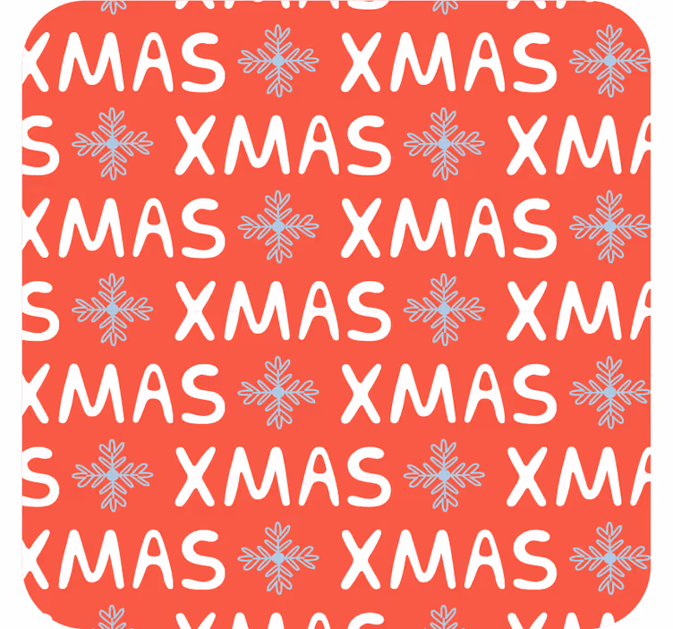 Jule bordskåner med festligt julemotiv - TenStickers