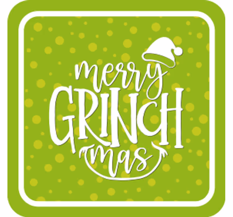 Jule bordskåner grinchmas hilsen - TenStickers