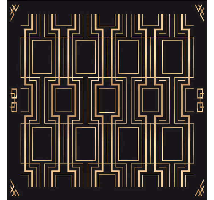 Coaster med geometrisk mønsterinspiration - TenStickers