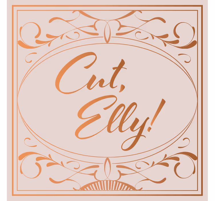 Film citat -cut, elly tekst coasters - TenStickers