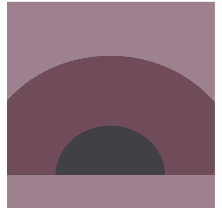 Coaster med buet lagdelt design - TenStickers