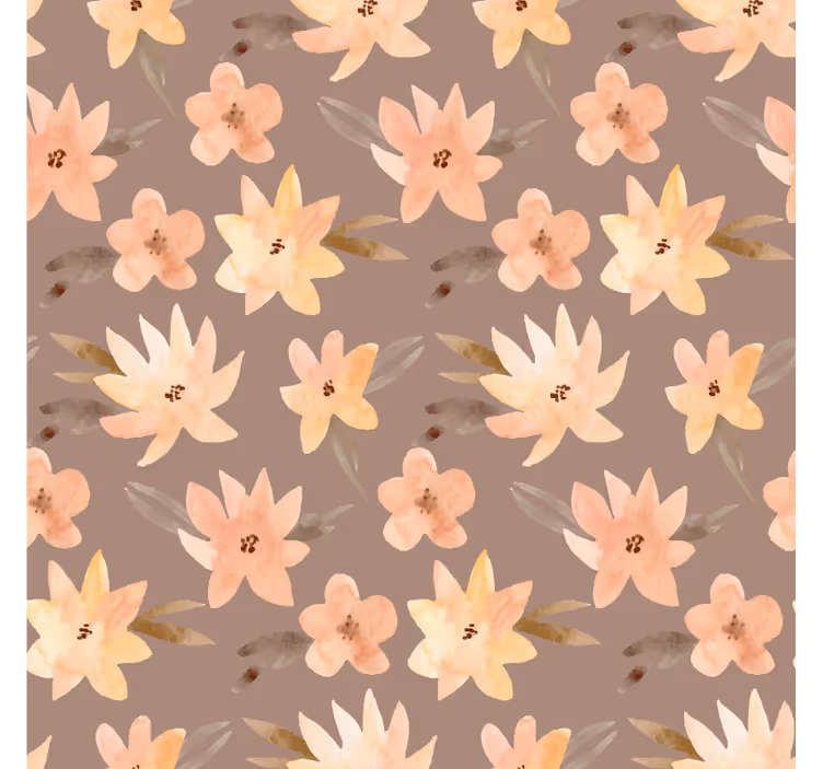 Coaster med botanisk motiv overflade - TenStickers
