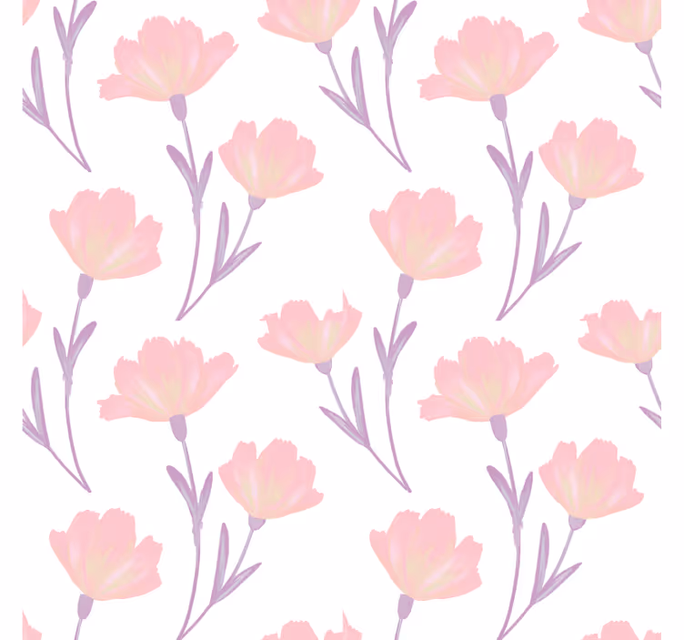 Coaster med blomsterprint - TenStickers
