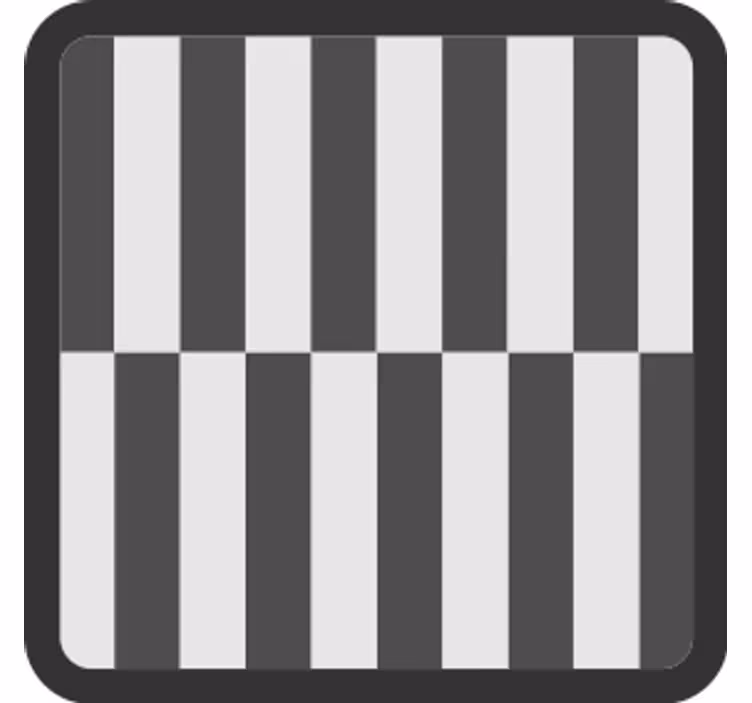 Coaster med stribet overflademønster - TenStickers