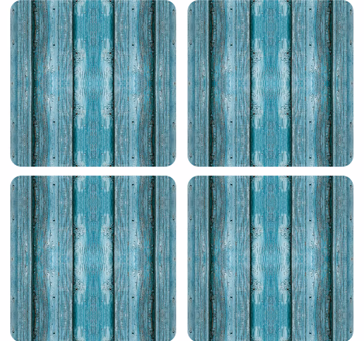 Coaster med struktureret plankeoverflade - TenStickers
