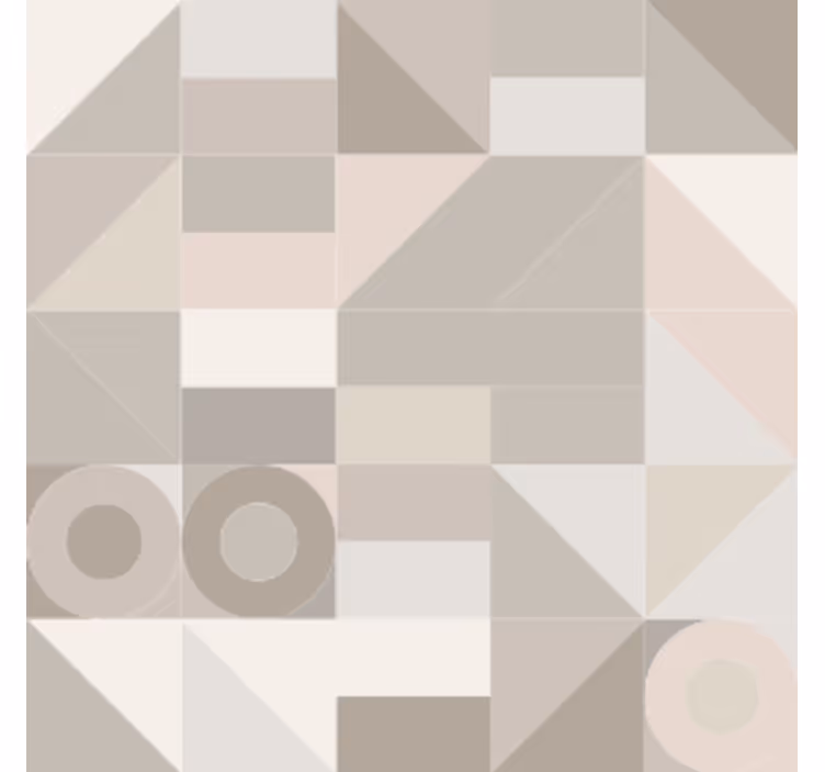 Coaster geometriske neutrale mønstre - TenStickers