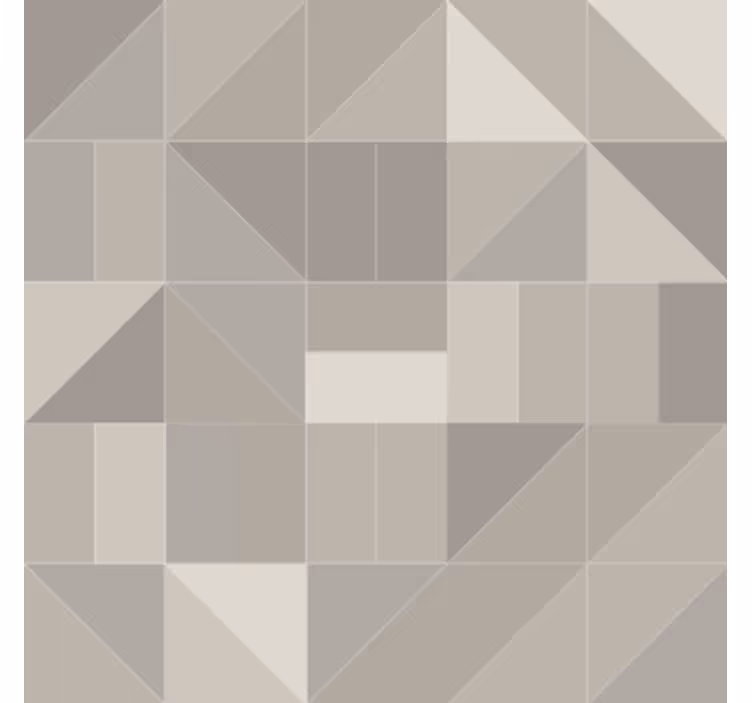 Coaster med geometrisk trekantet motiv - TenStickers