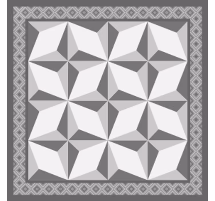 Coaster geometriske lagdelte mønstre - TenStickers