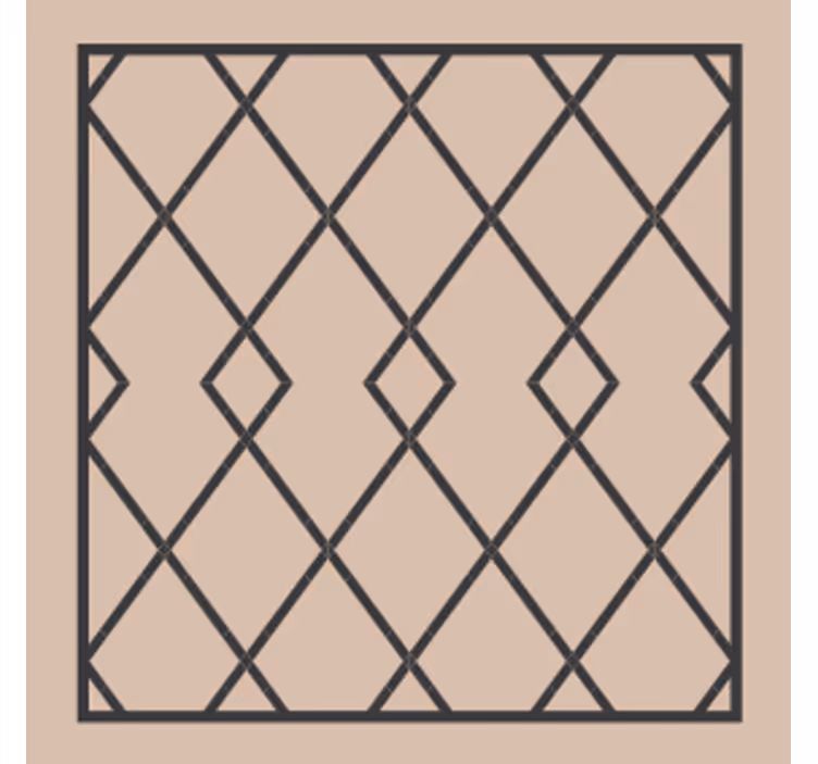 Coaster geometrisk overlægningskomposition - TenStickers