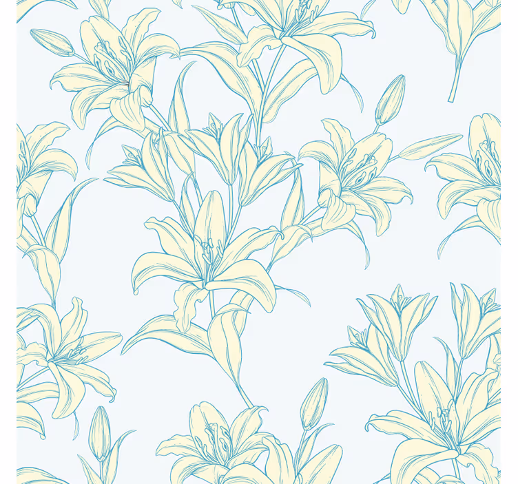 Coaster floral mønster elegance - TenStickers