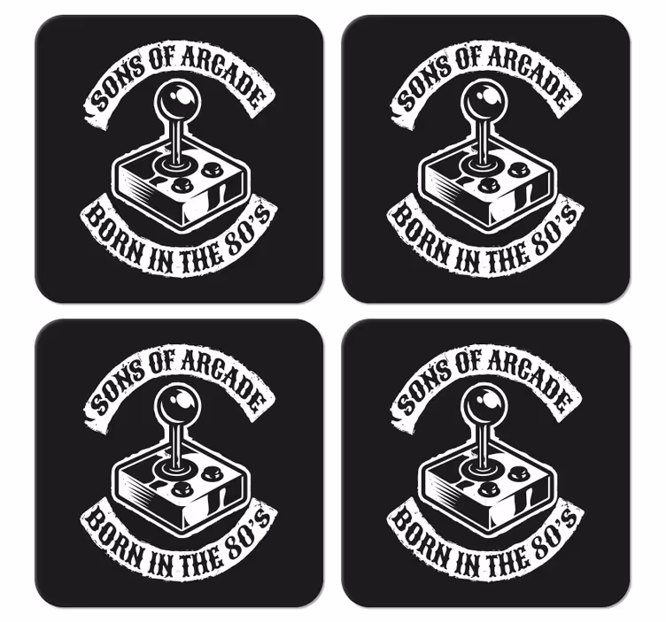 Sønner af 80'ernes tekstbrikker - TenStickers
