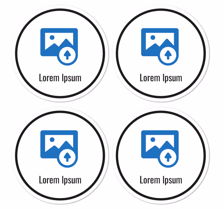 QR-kode personlig coaster - TenStickers