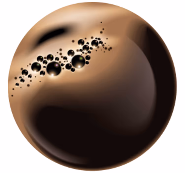Kaffe kork coaster - TenStickers