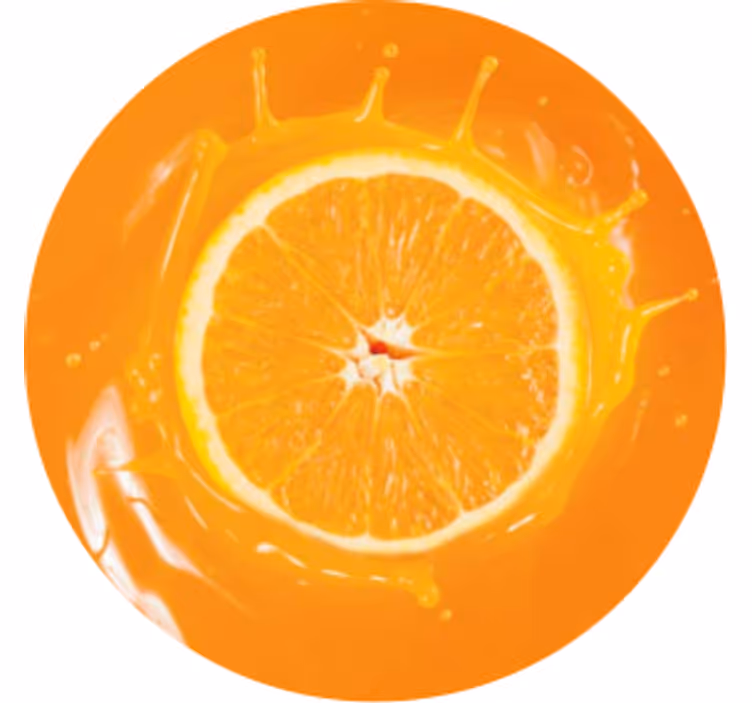 Appelsinjuice kork coaster - TenStickers