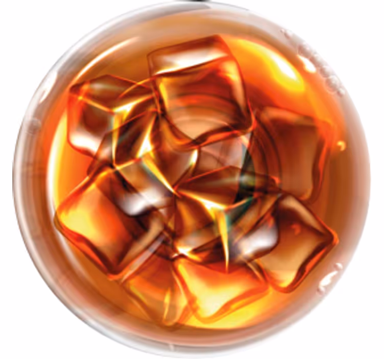 Whisky glas kork coaster - TenStickers