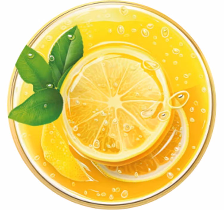 Limonade kork coaster - TenStickers