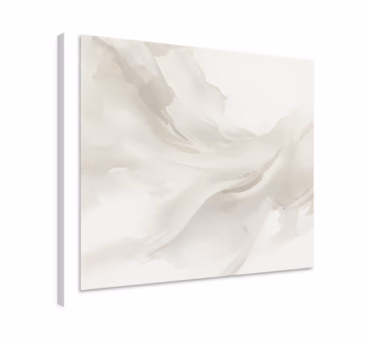 Moderne lærredsbillede cloud dancer farve - TenStickers