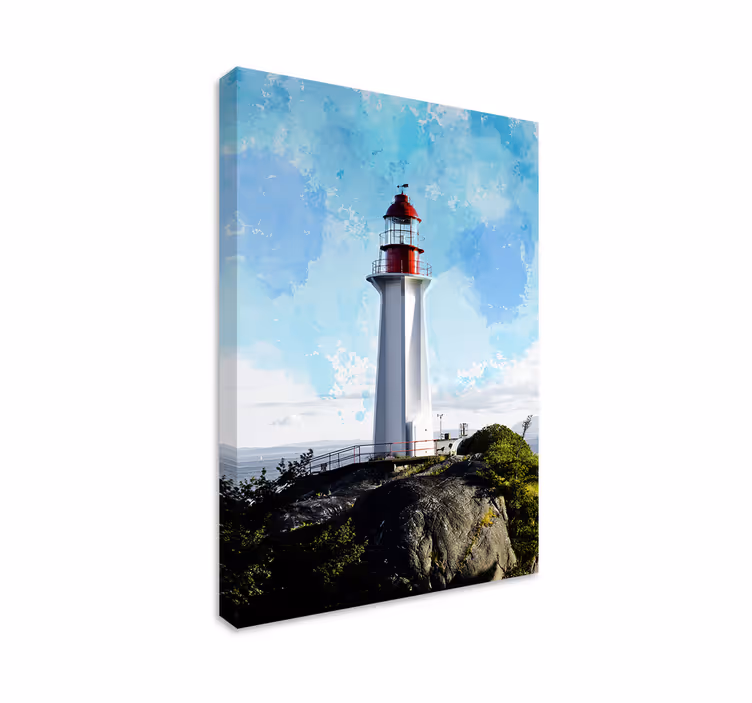 Faro nautisk lærredstryk - TenStickers