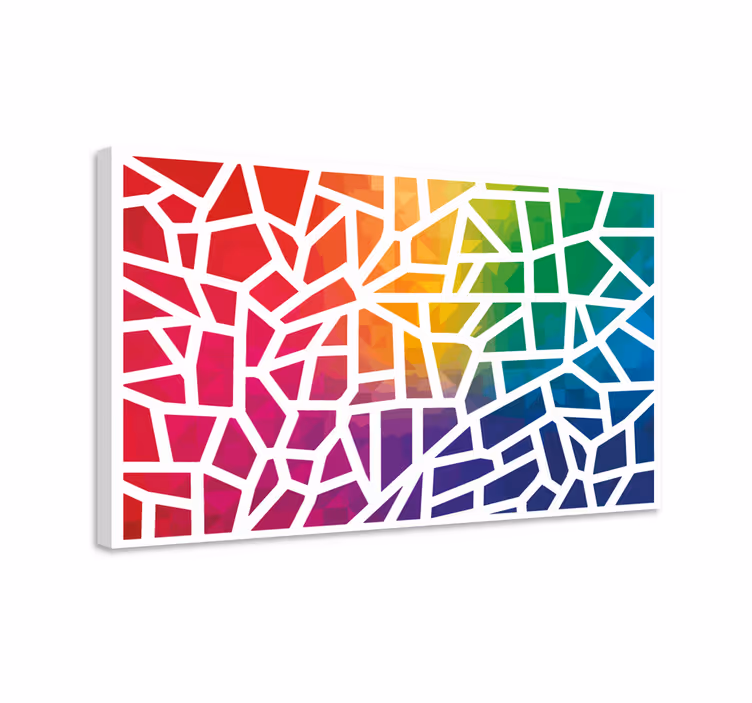 Mosaico de colores mosaik lærredstryk - TenStickers