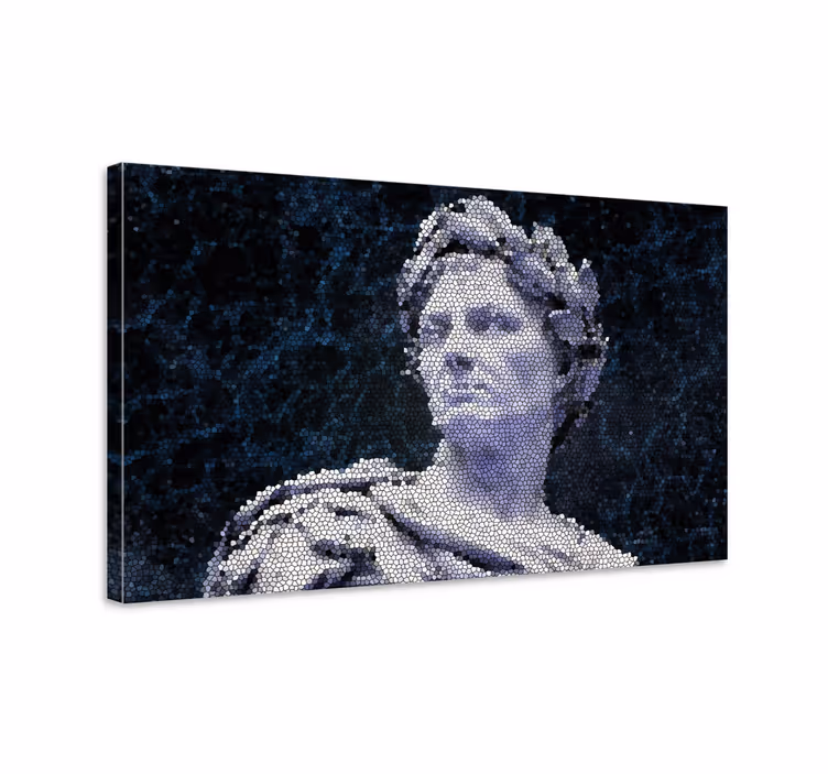 Mosaico romano antiguo mosaik lærredstryk - TenStickers