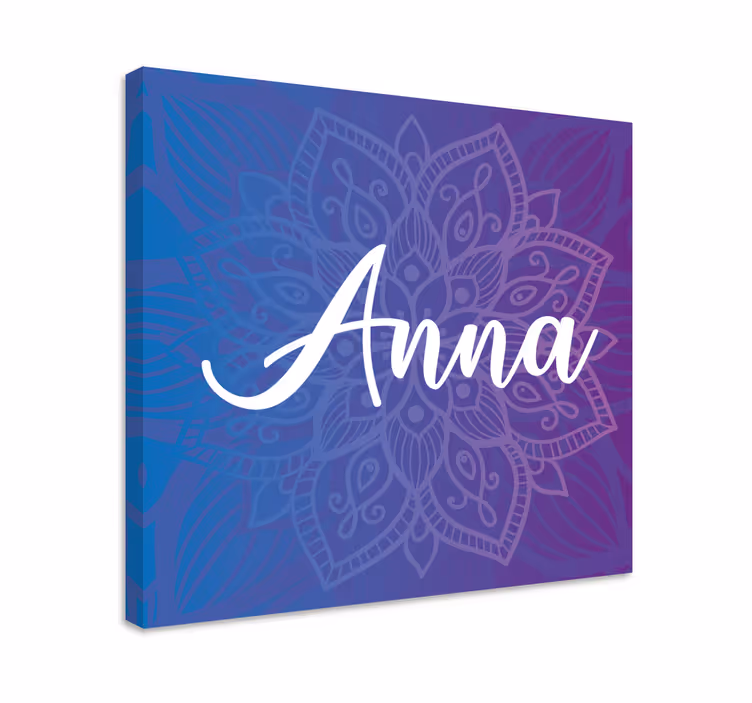 Buddha lærredsbillede med personligt mandala design - TenStickers