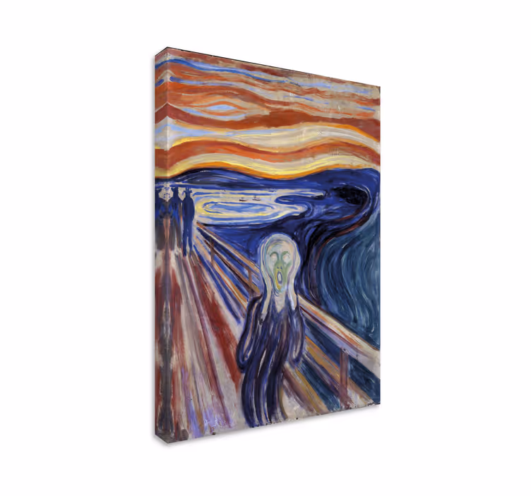 Personas van gogh mennesker lærredstryk - TenStickers