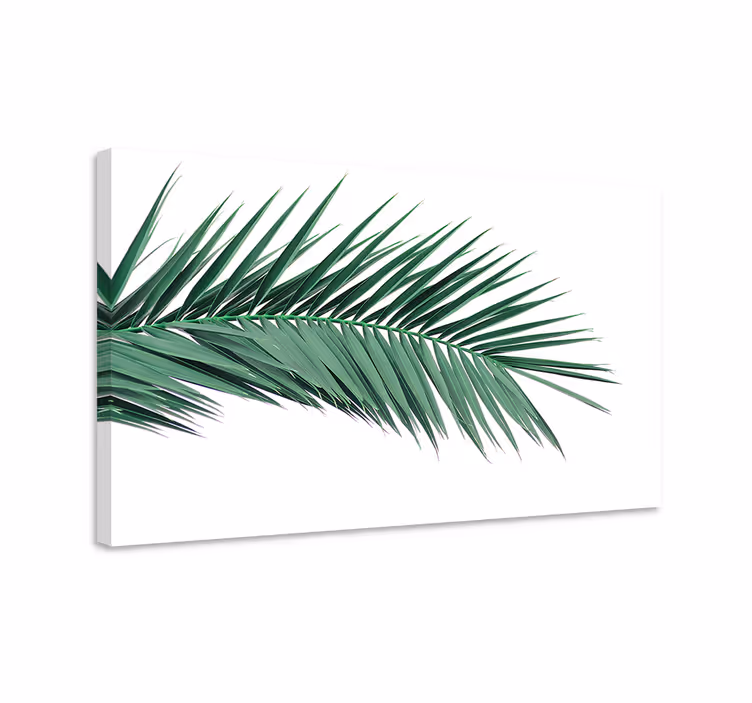 Tropiske planter blad lærred udskrifter - TenStickers