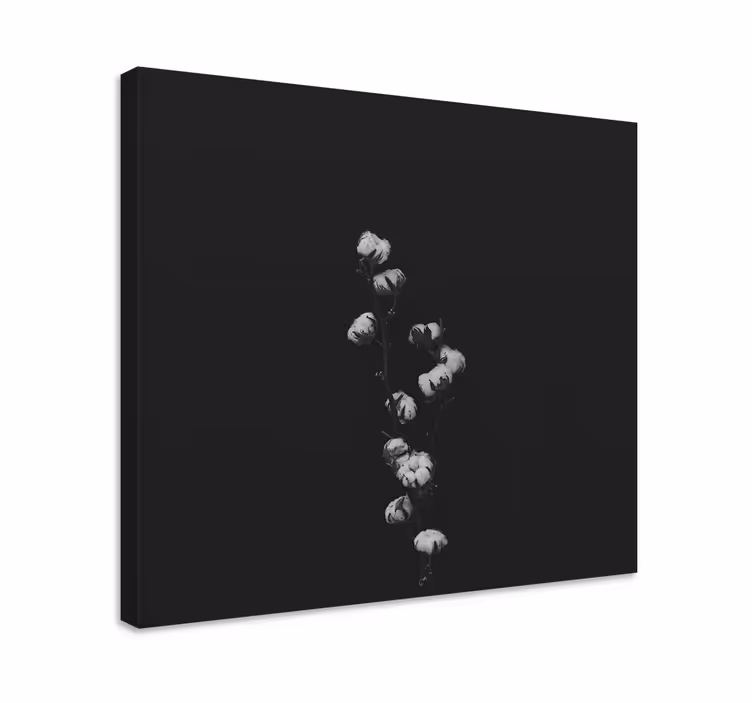 Bomuldsplante lærredstryk - TenStickers