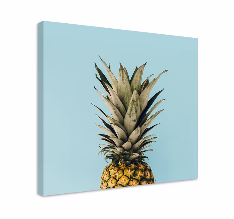 Ananas plante lærredstryk - TenStickers